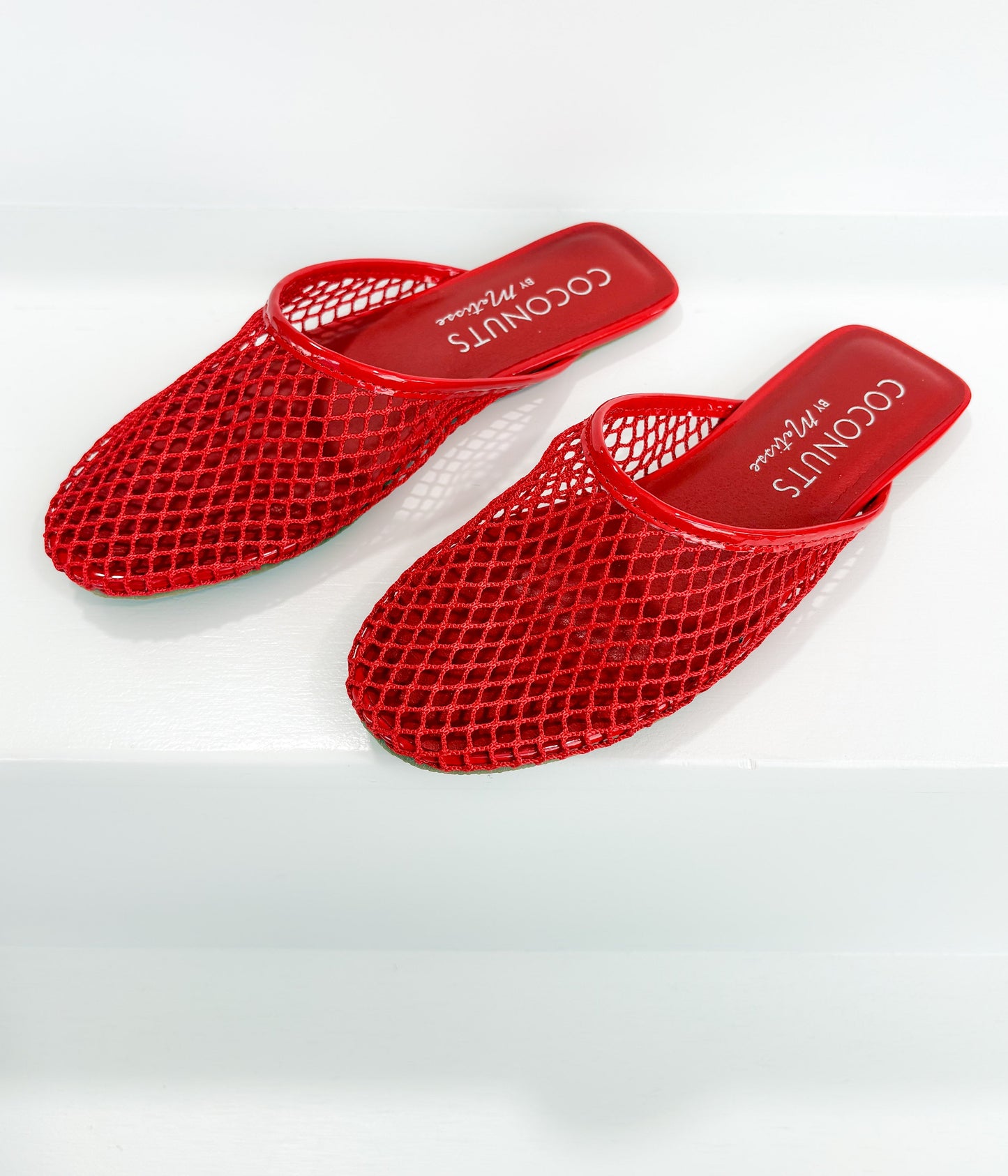 Brooklyn Flat Mules | Red
