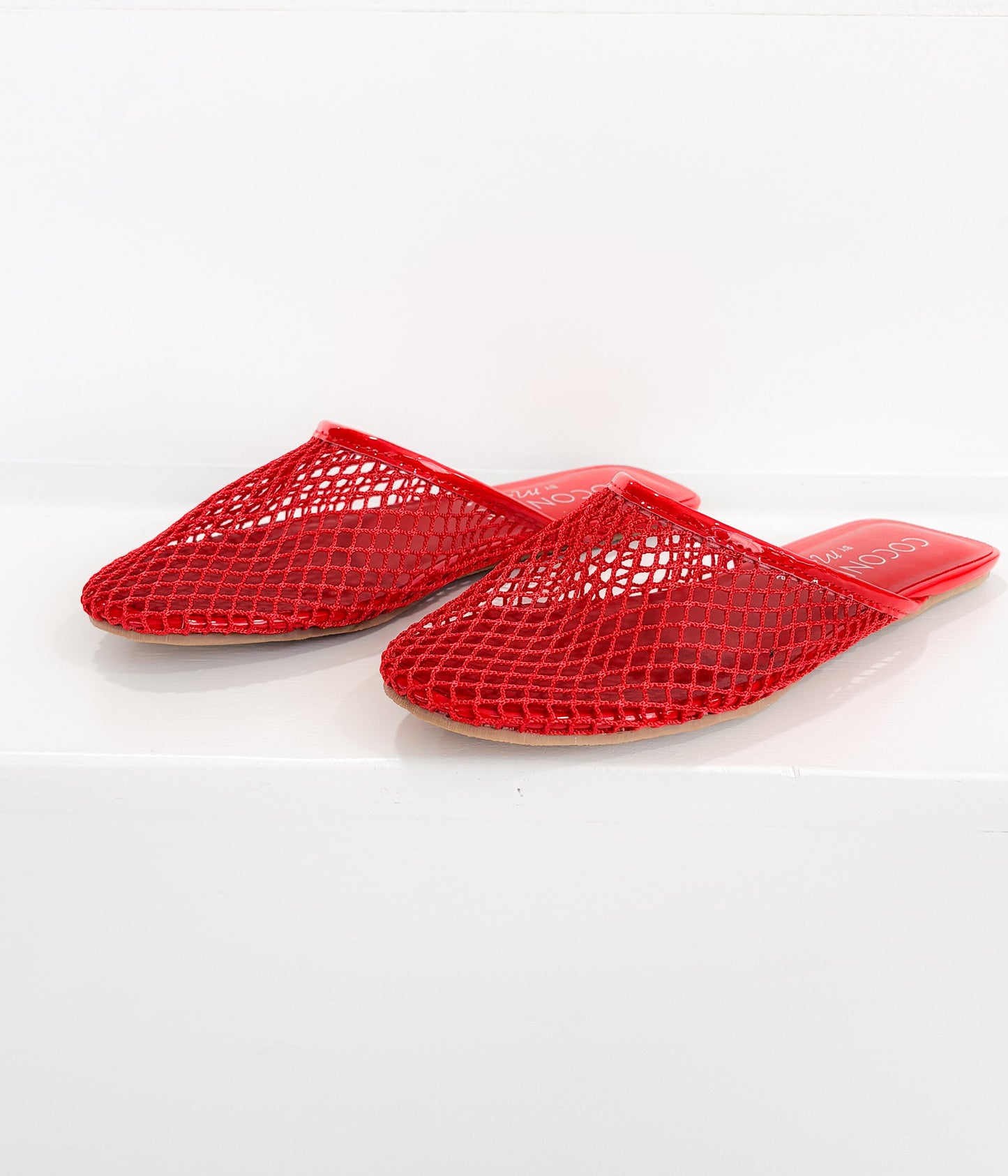 Brooklyn Flat Mules | Red