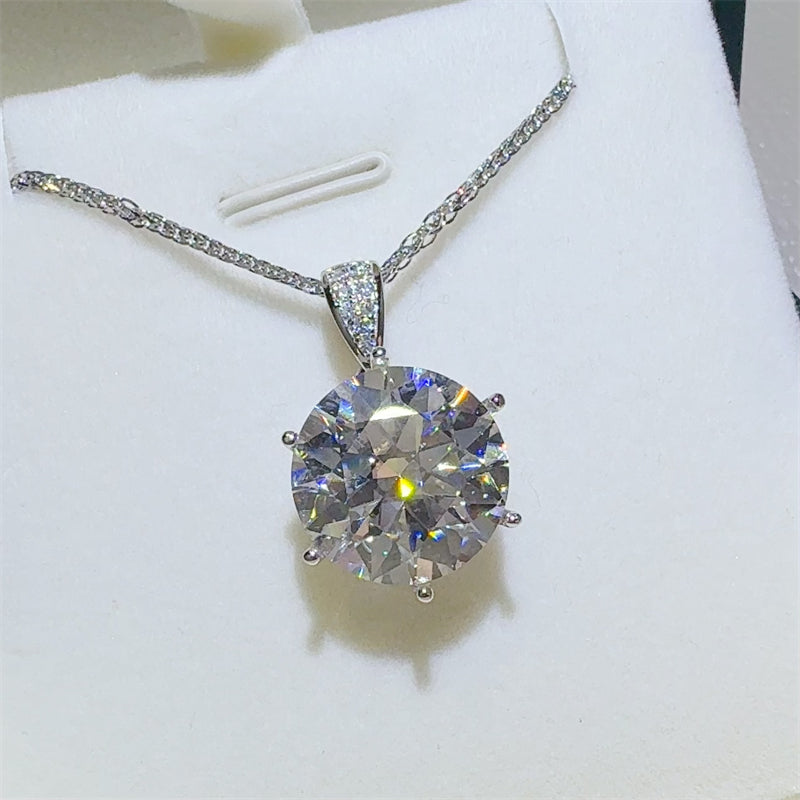 Moissanite Pendant Necklace