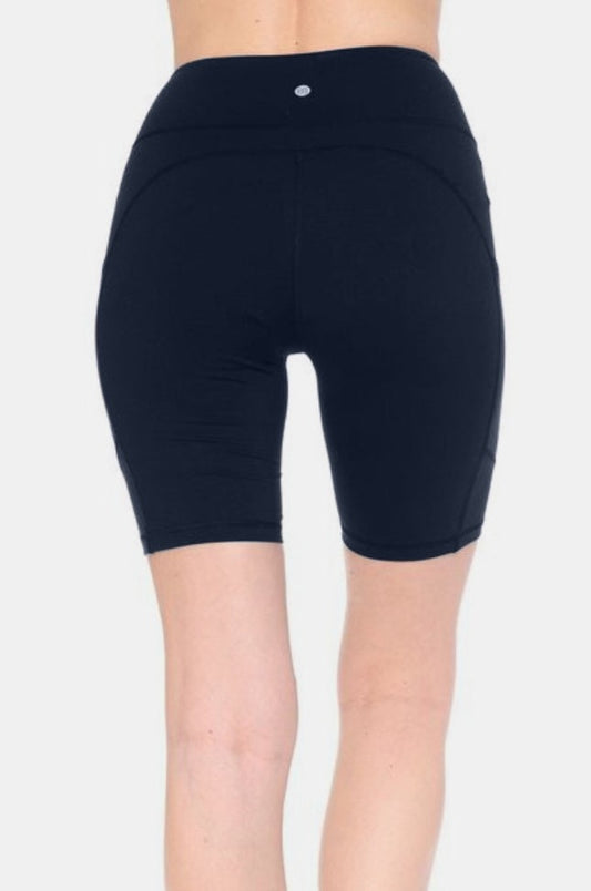 High-Waist Active Shorts