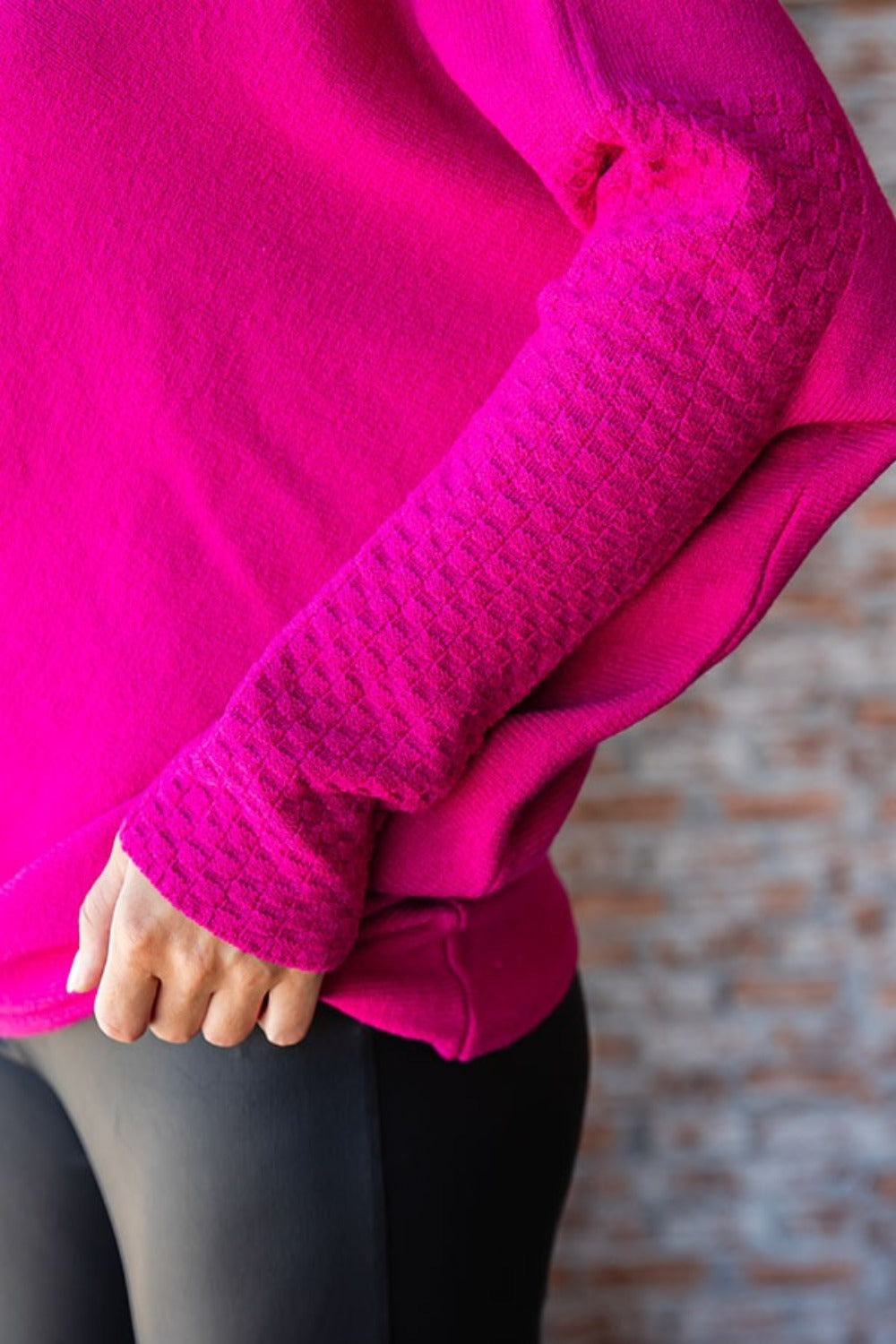 Keyla Asymmetrical Dolman Sweater