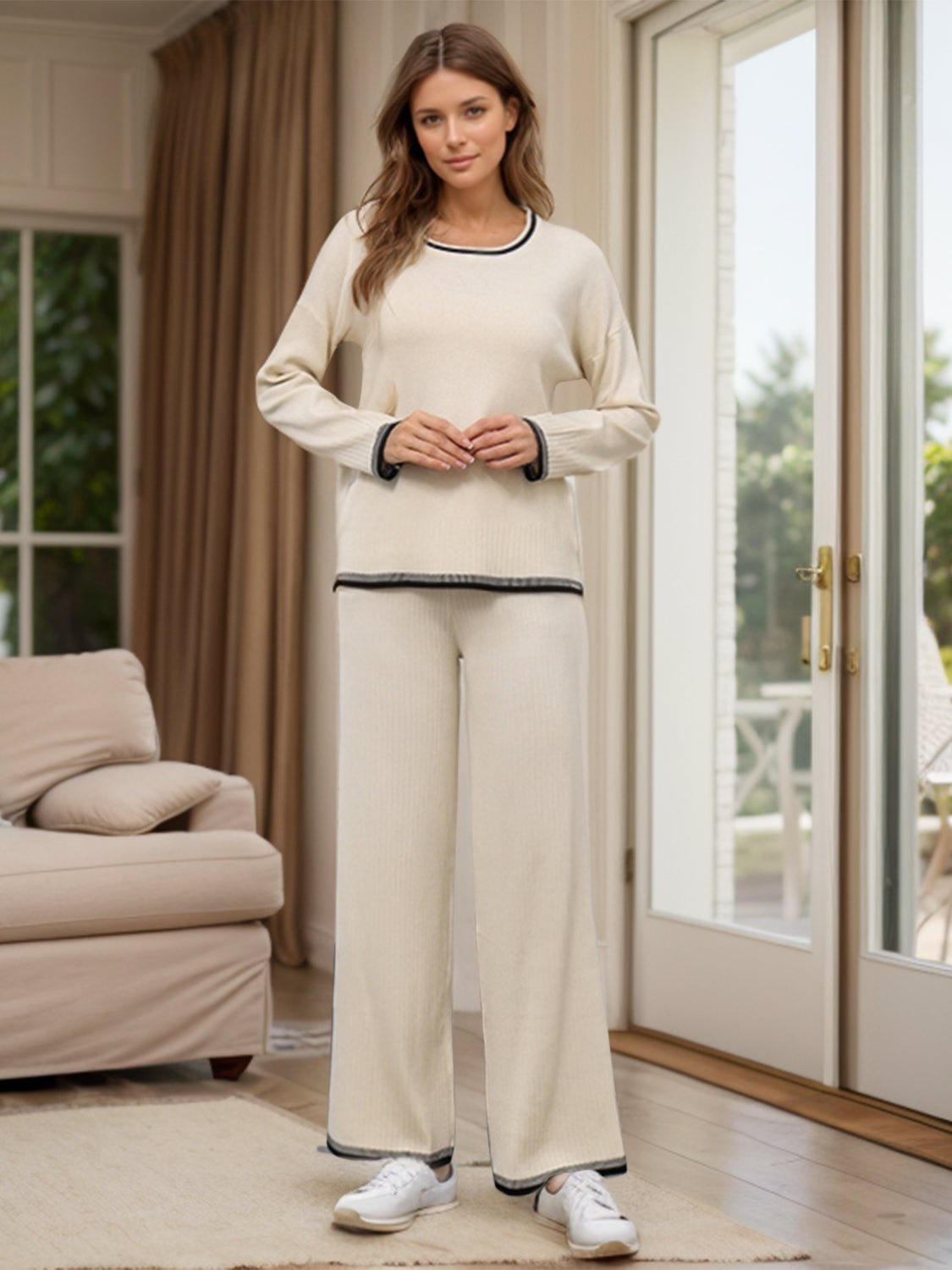 Trinity Top & Pants Sweater Set | Multiple Colors