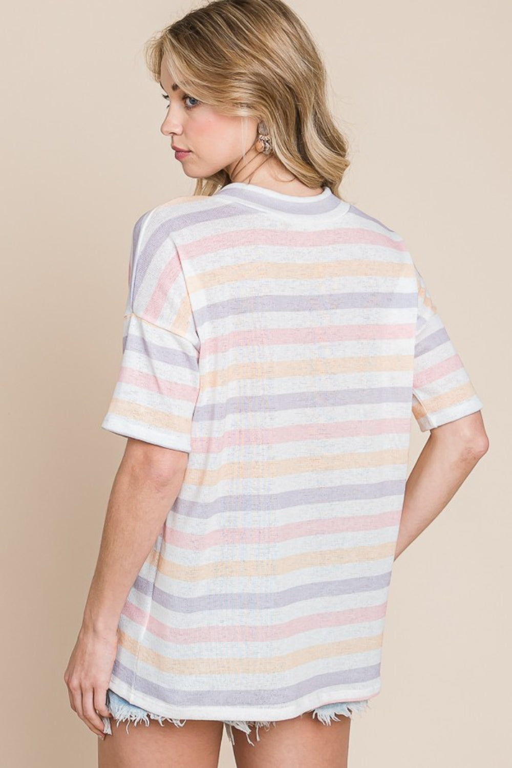 Pastel Striped Top