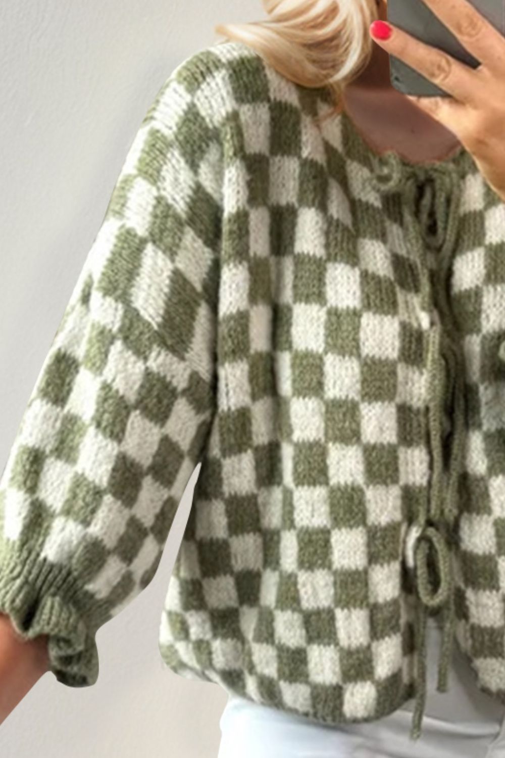 Abigail Checkered Cardigan | Multiple Colors