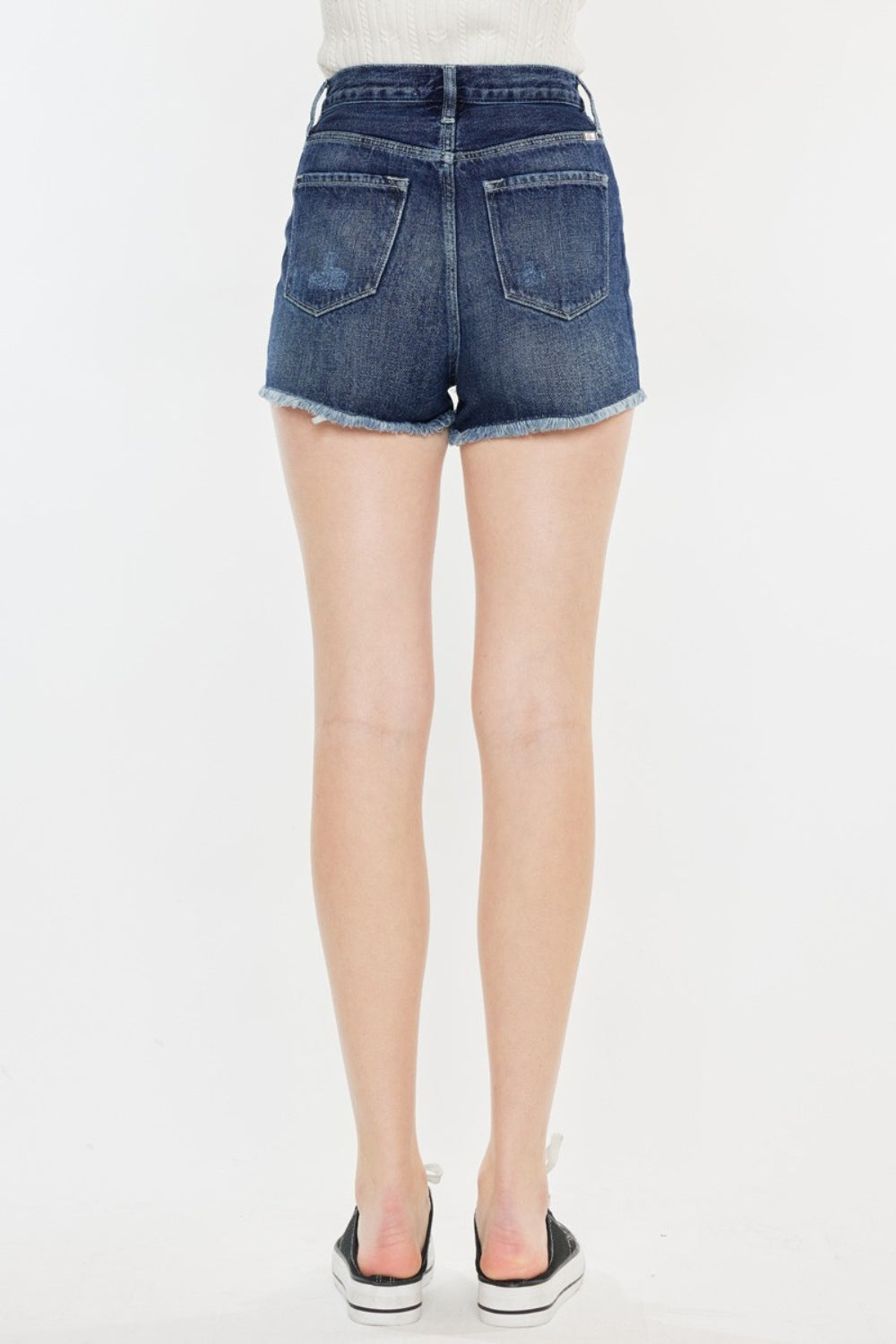 Addilyn Button Fly Denim Shorts | Kancan