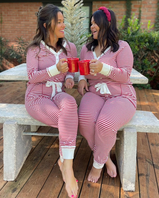 Candy Striped Pajama Pants Set