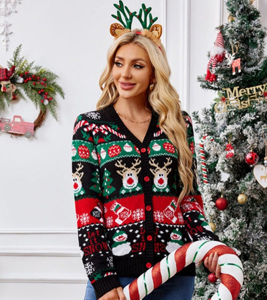 Reindeer Cardigan