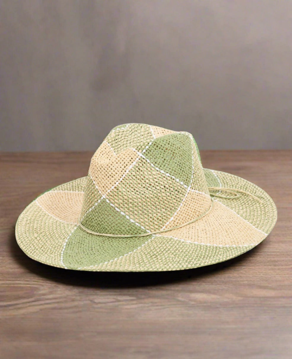 Contrast Straw Braided Hat | Multiple Colors