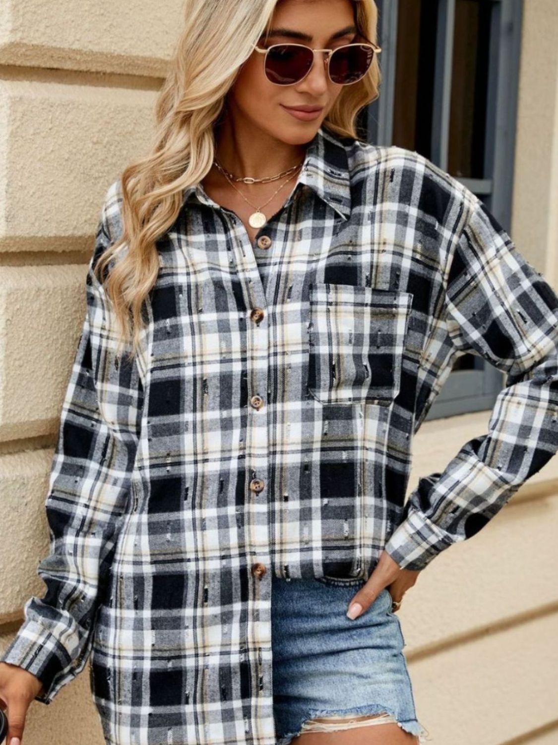 Tallulah Plaid Top | Multiple Colors