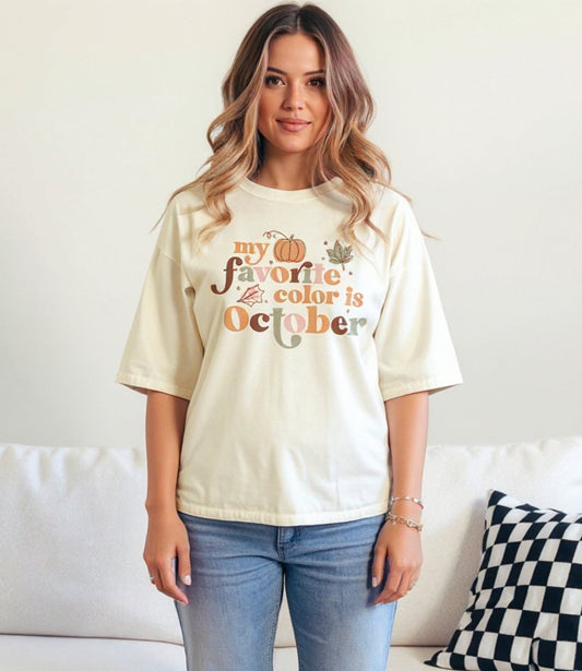 My Favorite October Graphic Tee