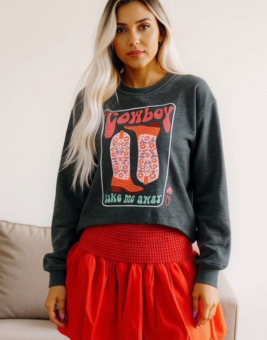 Cowboy Queen Graphic Sweatshirt