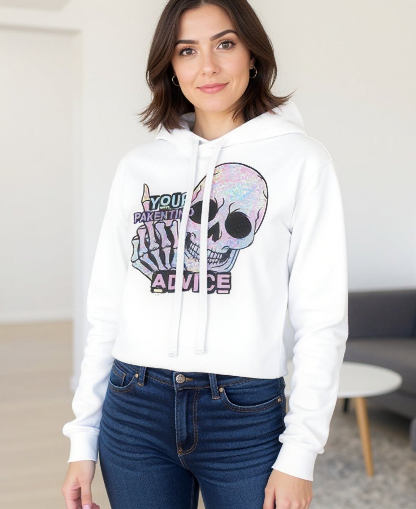 F*ck Your Parenting Advice Cropped Hoodie