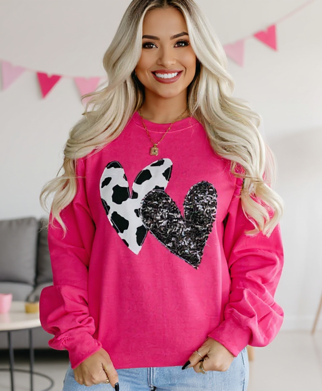 Desi Heart Patch Sweatshirt