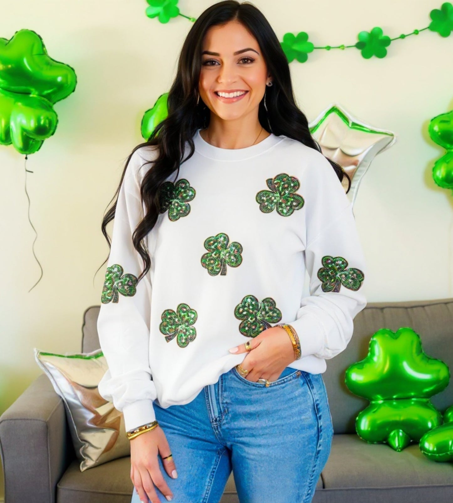 Lucky Clover Sweatshirt