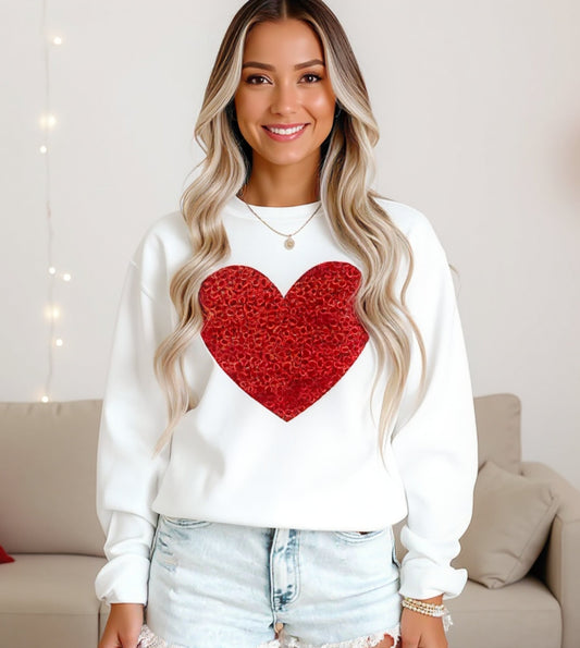 Valentine’s Day Heart Sweatshirt