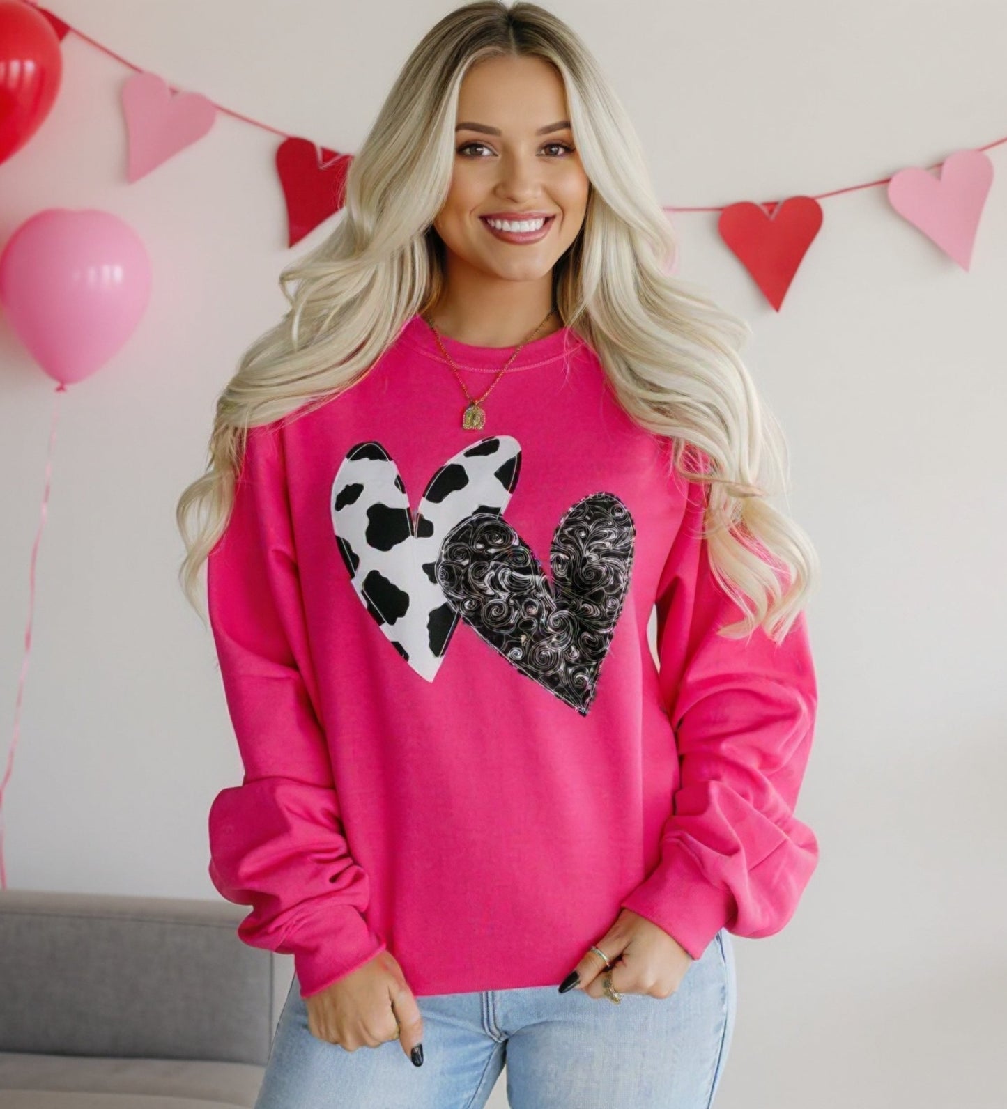 Desi Heart Patch Sweatshirt