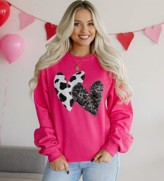 Desi Heart Patch Sweatshirt