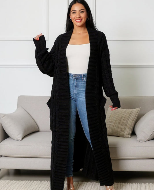 Guinevere Cable Knit Cardigan