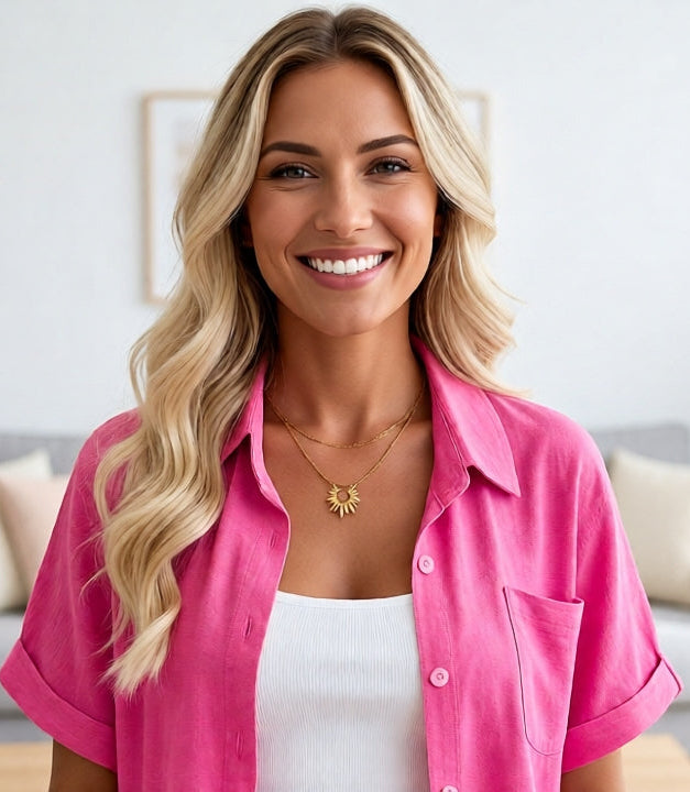 Sariyah Relaxed Button-Down Top