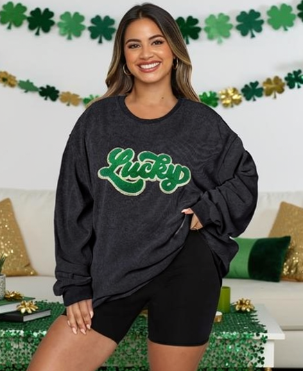 Lucky Sweatshirt | Curvy