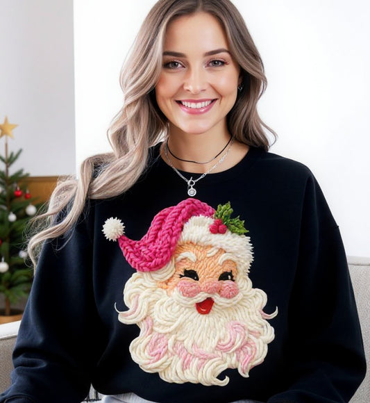 Santa in Stitches Graphic Tee or Sweatshirt