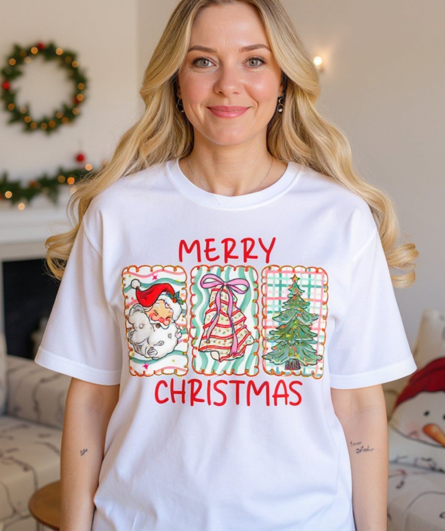 Retro Christmas Trio Graphic Tee or Sweatshirt