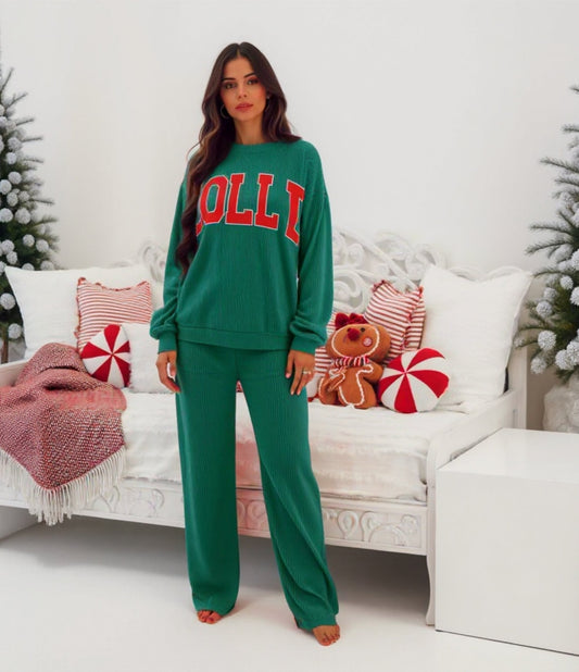 Jolly Christmas Top & Pants Set