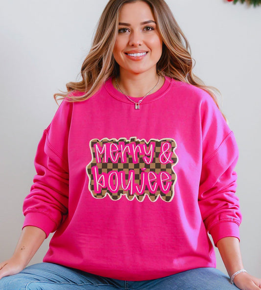 Merry & Boujee Graphic Tee or Sweatshirt