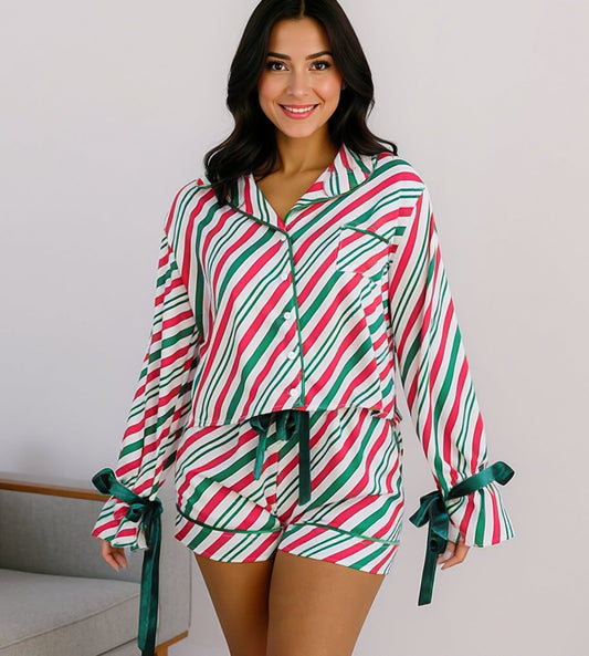 Serenity Striped Pajama Set