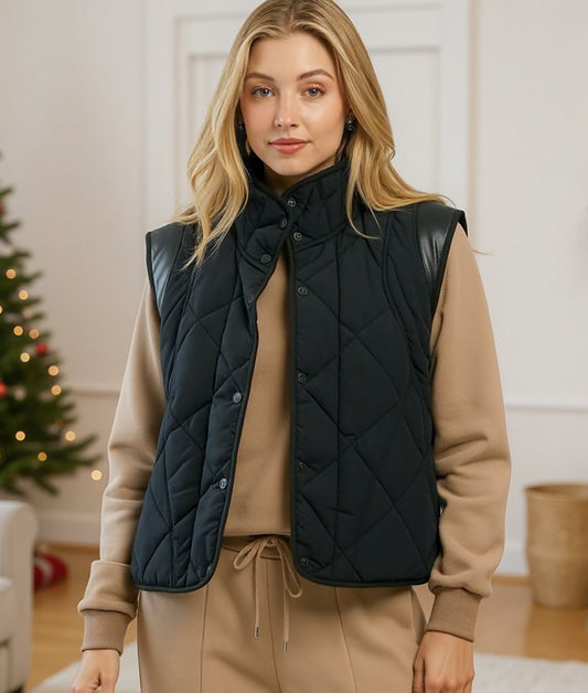 Makayla Quilted Puffer Vest