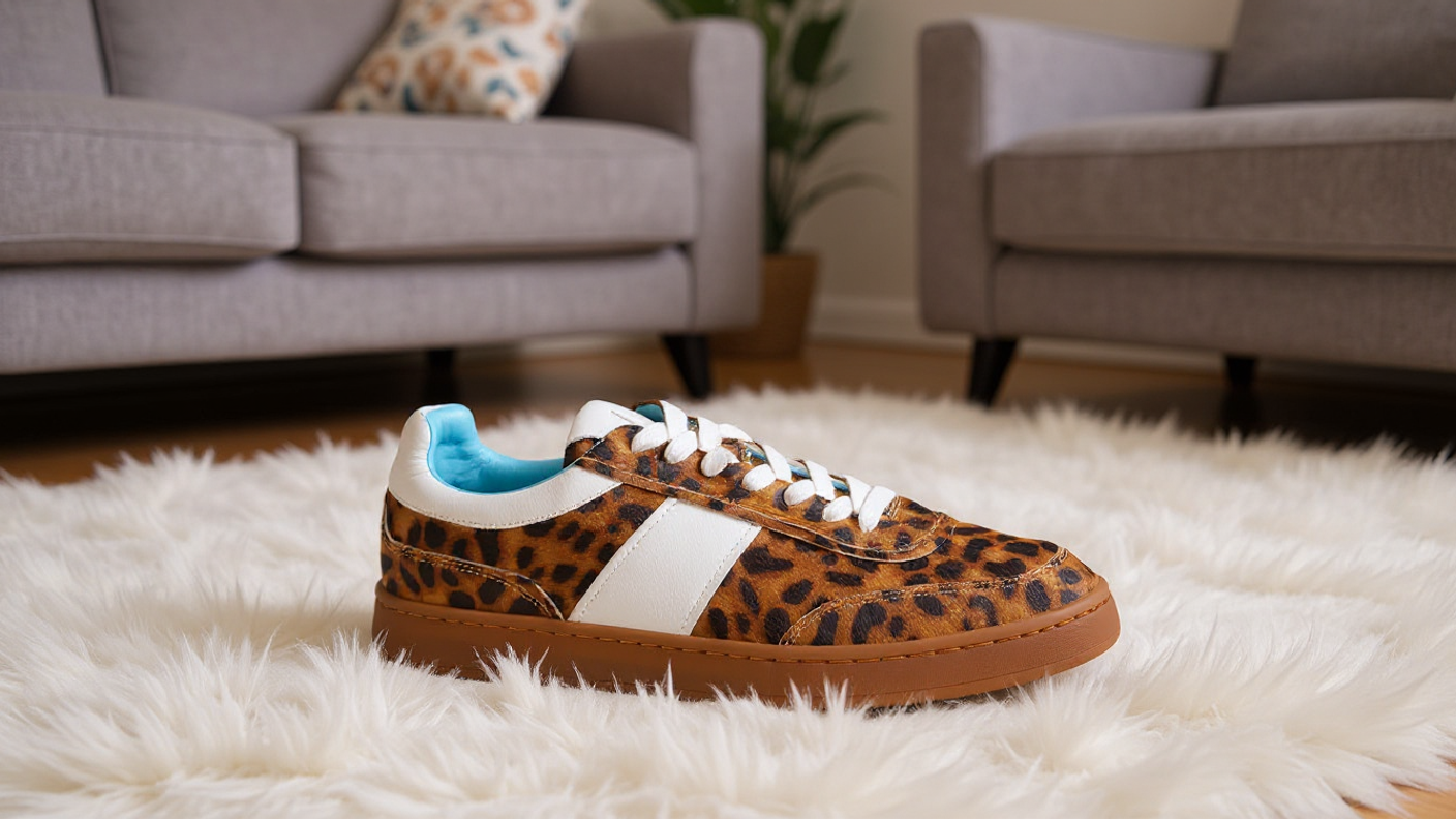 Quincy Low-Top Sneakers | Leopard