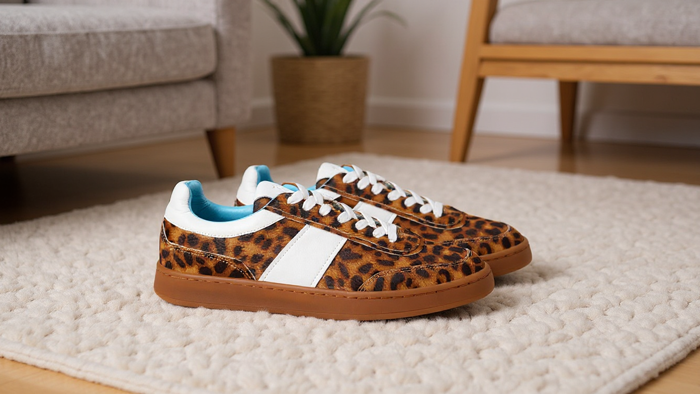 Quincy Low-Top Sneakers | Leopard