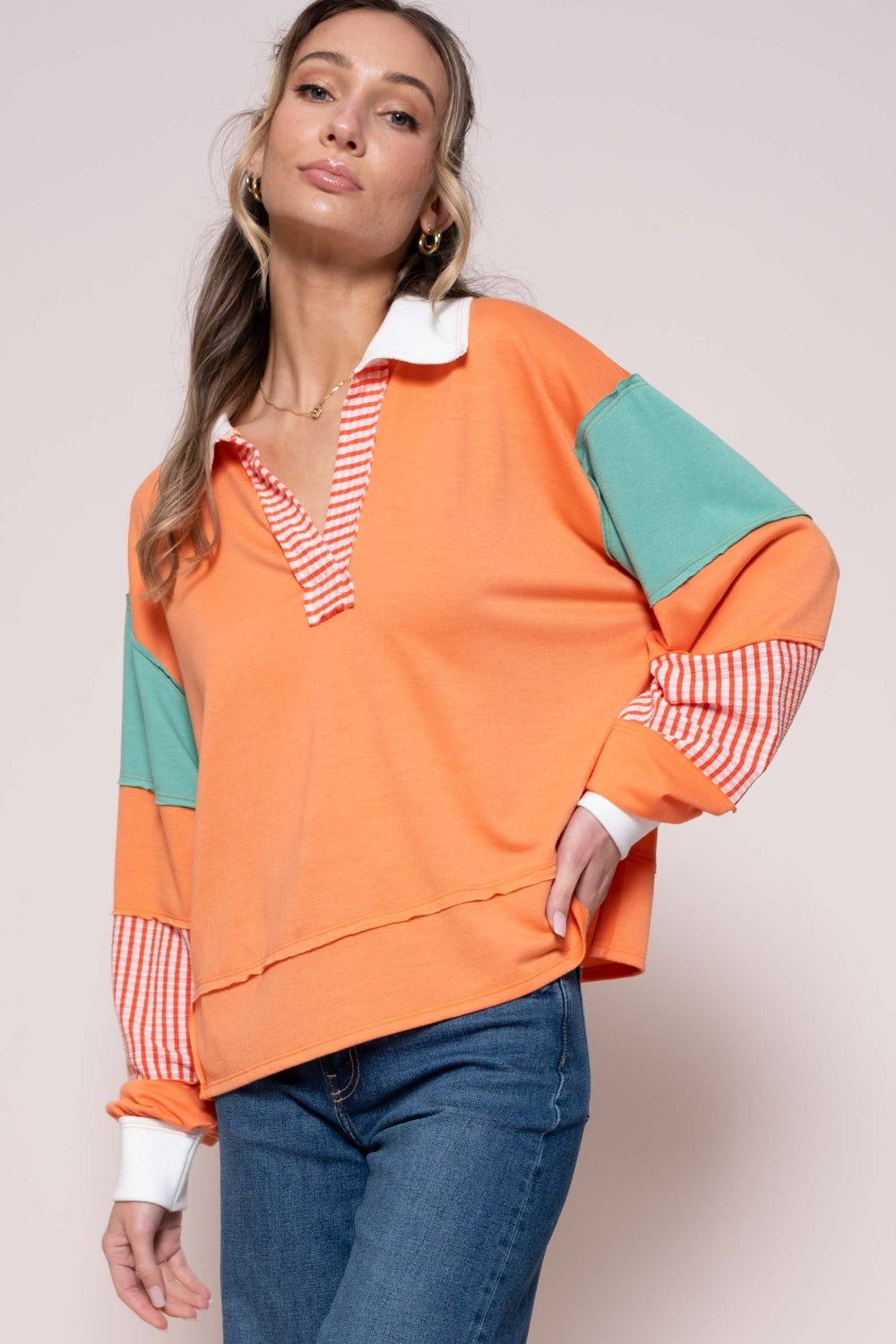 Destiny Color Block Top