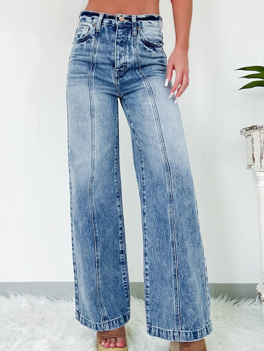 Zaria High-Waist Wide Leg Jeans
