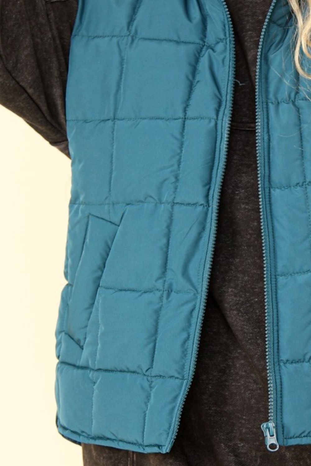 Jessie Zip-Up Puffer Vest