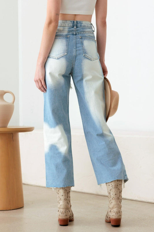 Litz La Frayed Distressed Jeans