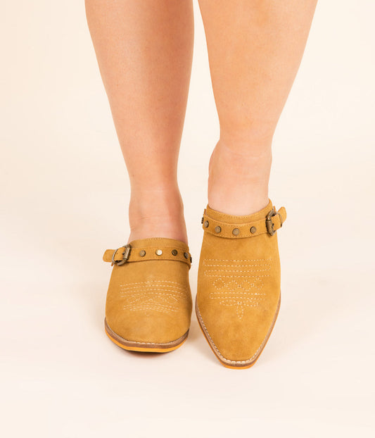 Drancy Western Mules | Tan