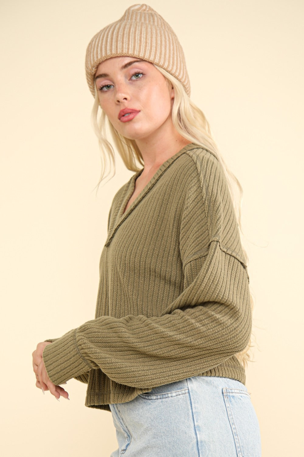 Raelynn Exposed Seam Top