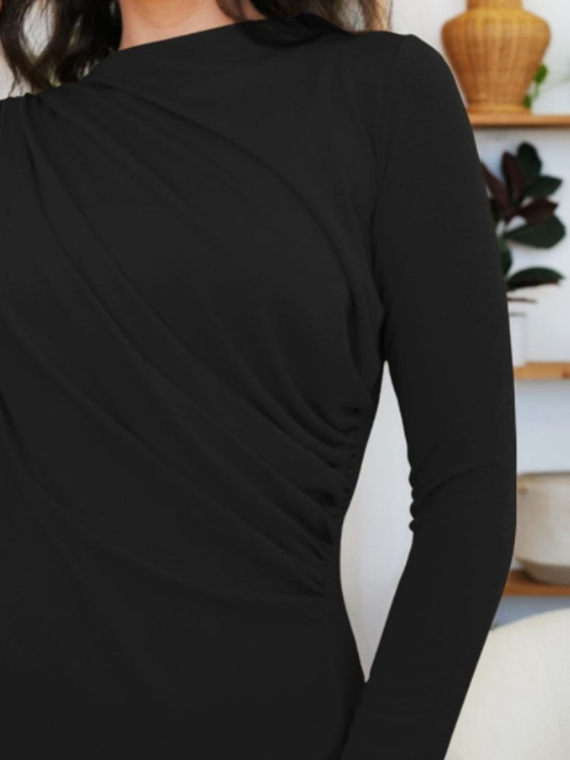 Promise Ruched Long Sleeve Top | Multiple Colors