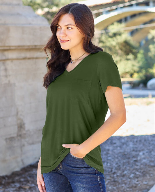 Back to the Basics V-Neck Top | Multiple Colors