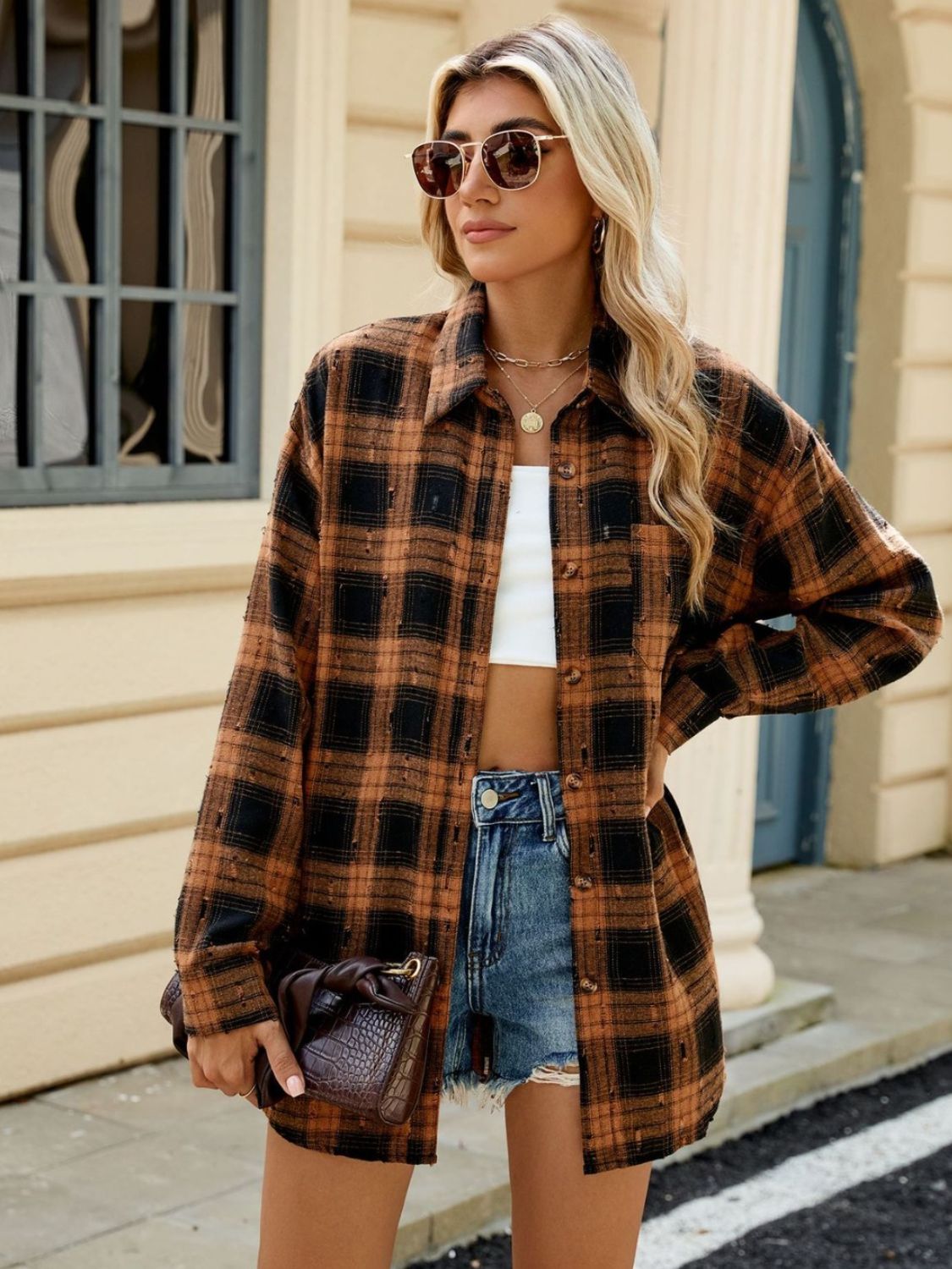 Tallulah Plaid Top | Multiple Colors