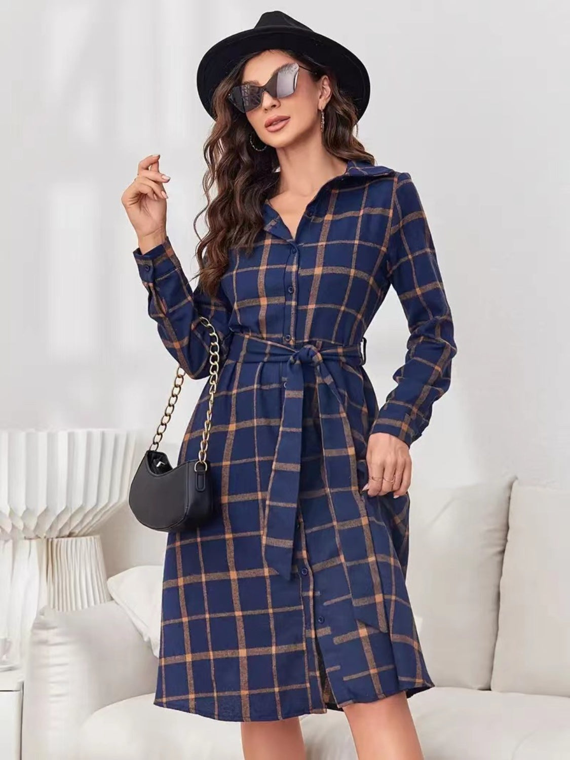 Mabel Plaid Dress