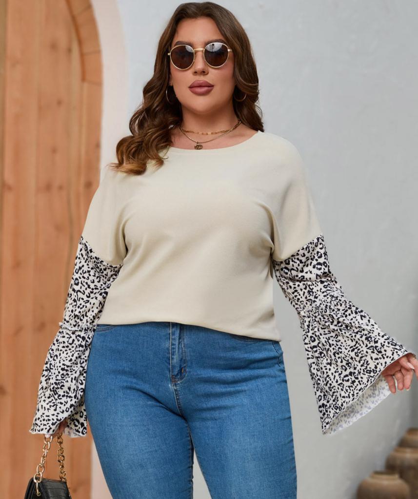 Long Live Leopard Top | Curvy