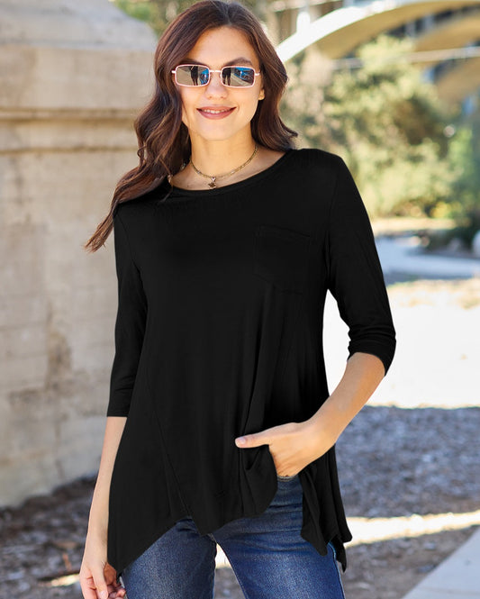 Back to the Basics Pocketed Top | Multiple Colors