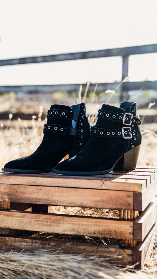 Elsa Ankle Boots | Black