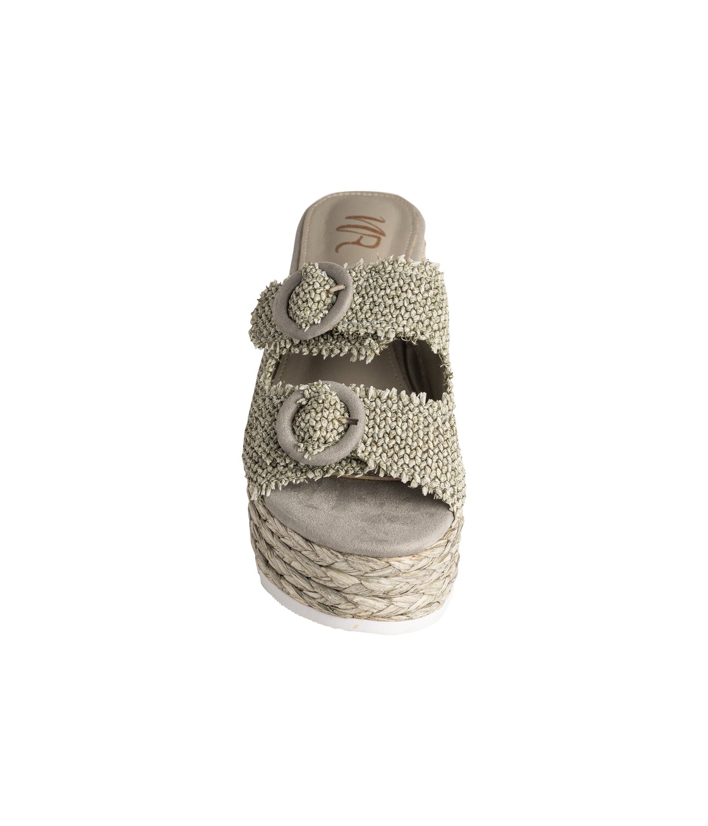 Eriwen Buckle Wedge Sandals | Teal