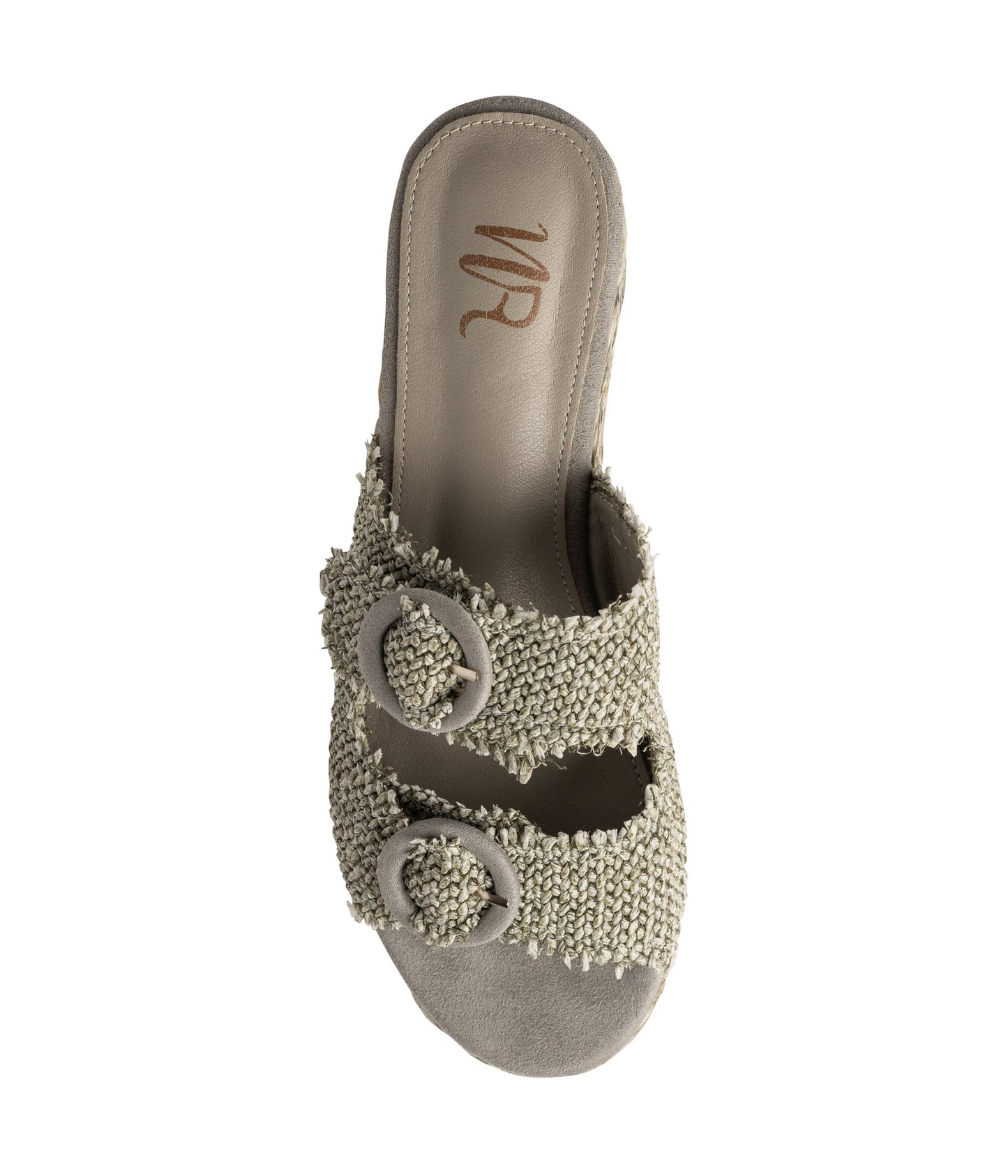 Eriwen Buckle Wedge Sandals | Teal