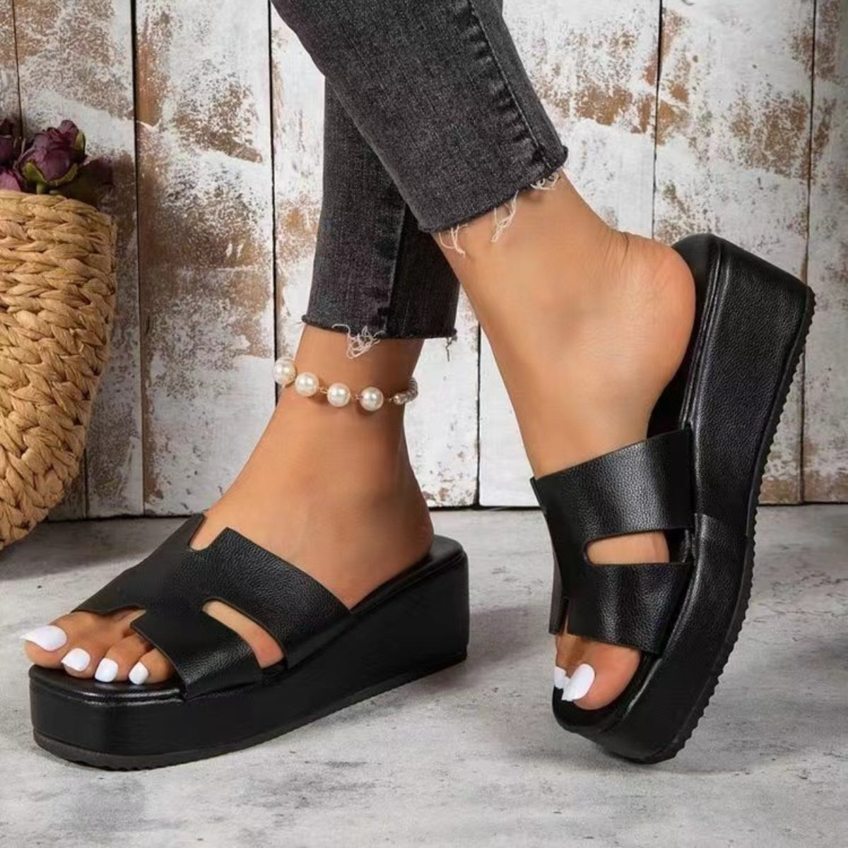 Polly Wedge Sandals | Multiple Colors