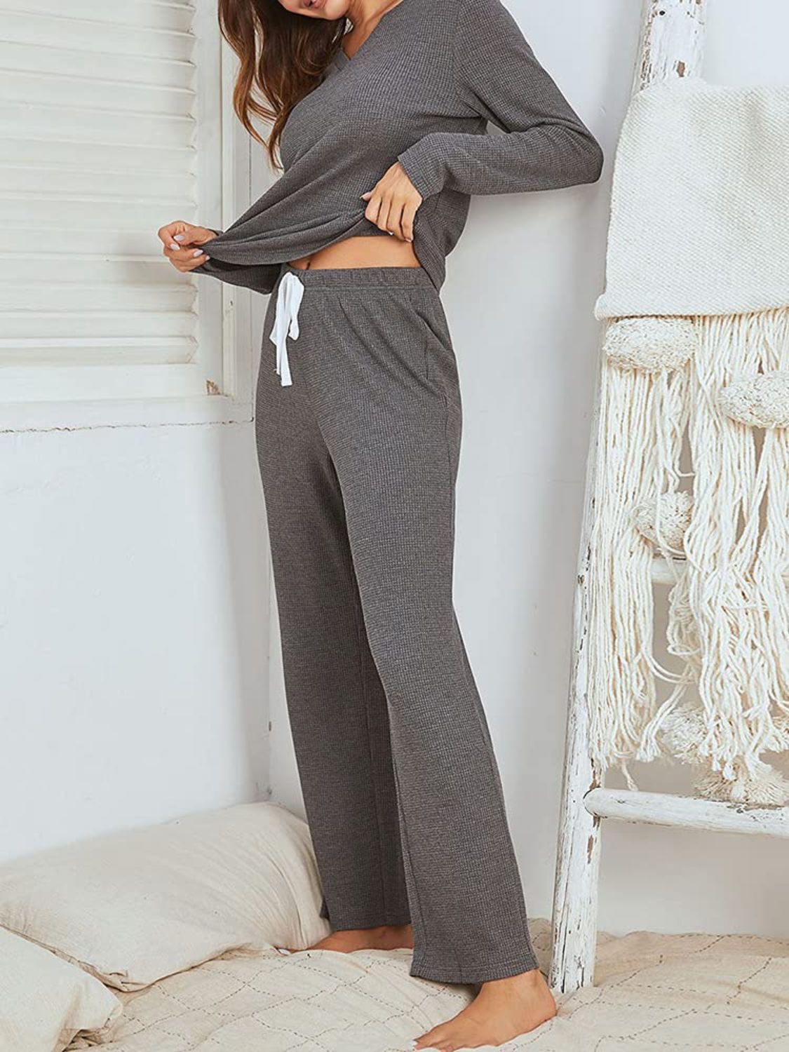 Antonella Long Sleeve Top & Pants Set | Multiple Colors