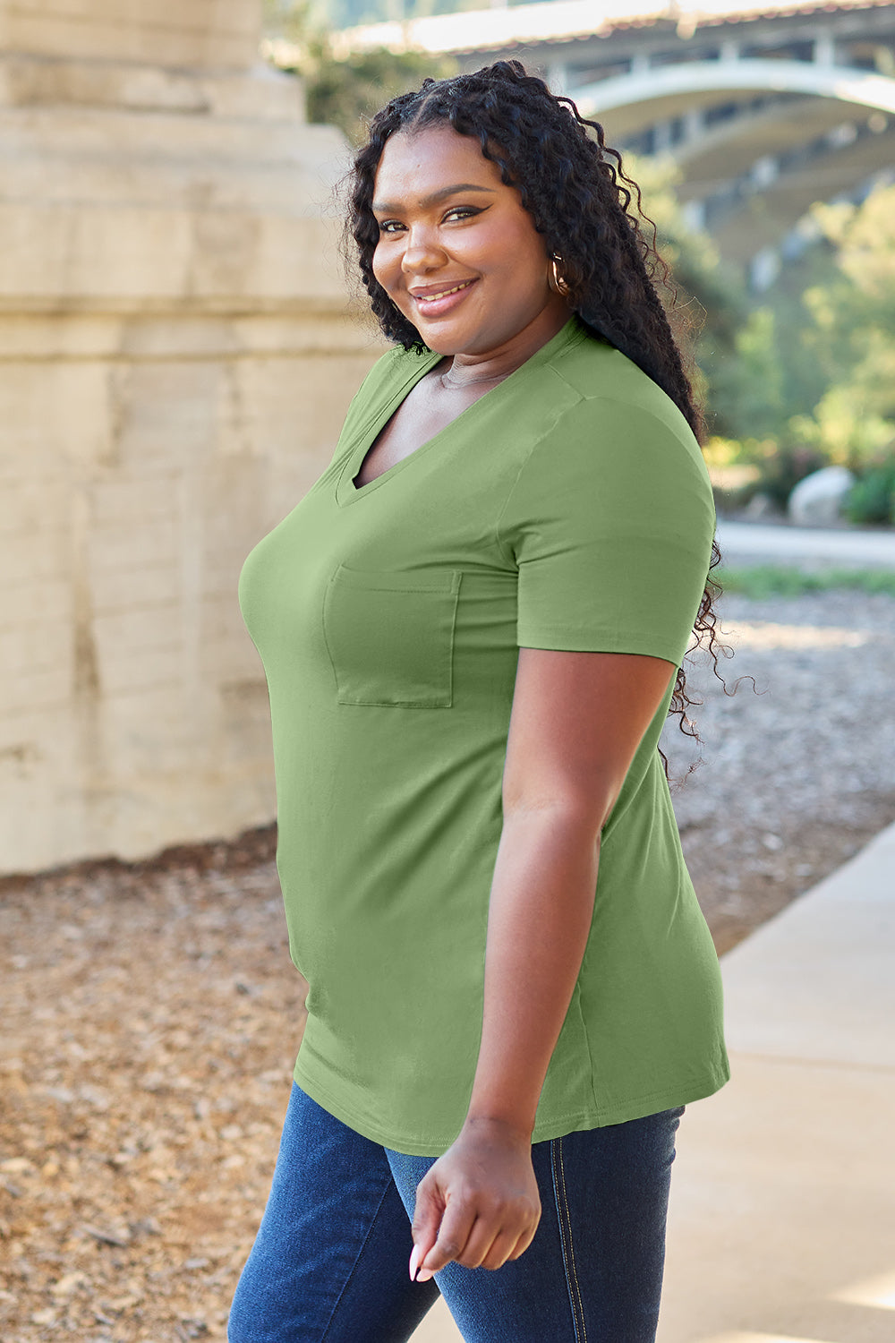 Bamboo V-Neck Top | Multiple Colors